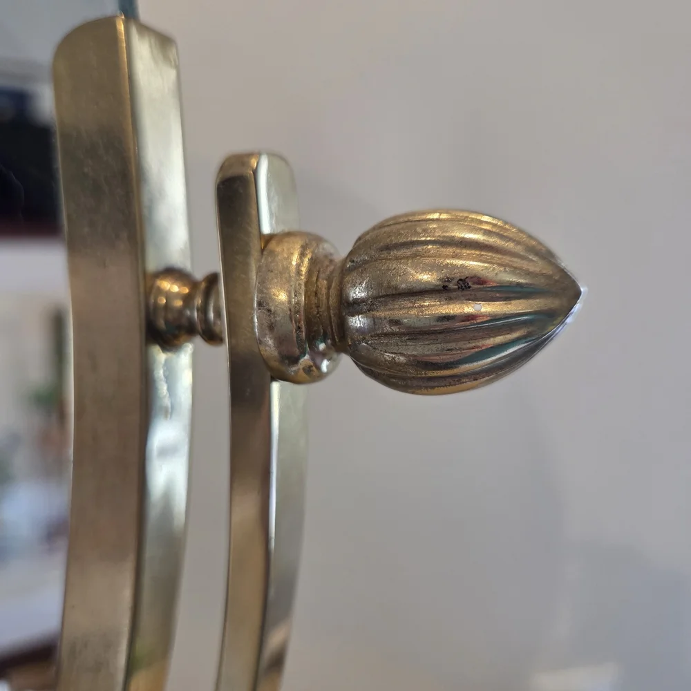 Elegant Brass Vanity Mirror